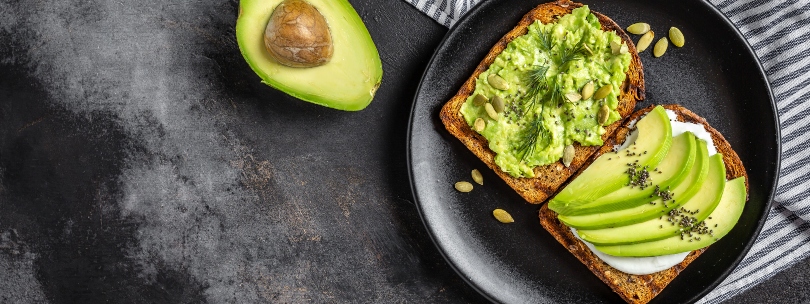 Tostadas de aguacate