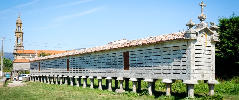 Hórreos en Carnota